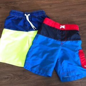 2 Children’s Place Boys Swim Trunks